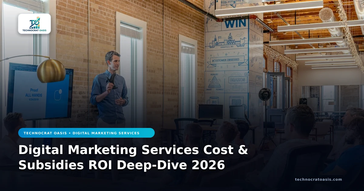Digital Marketing Services Cost & Subsidies ROI Deep-Dive 2026