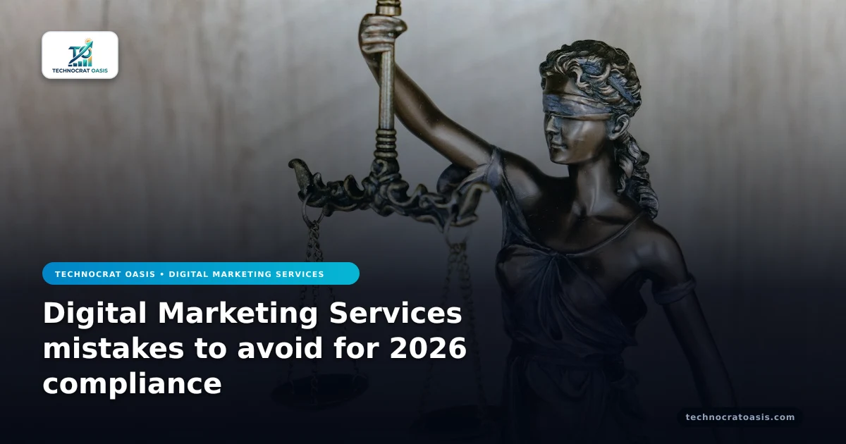 Digital Marketing Services mistakes to avoid for 2026 compliance