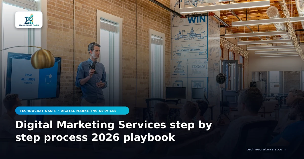 Digital Marketing Services step by step process 2026 playbook