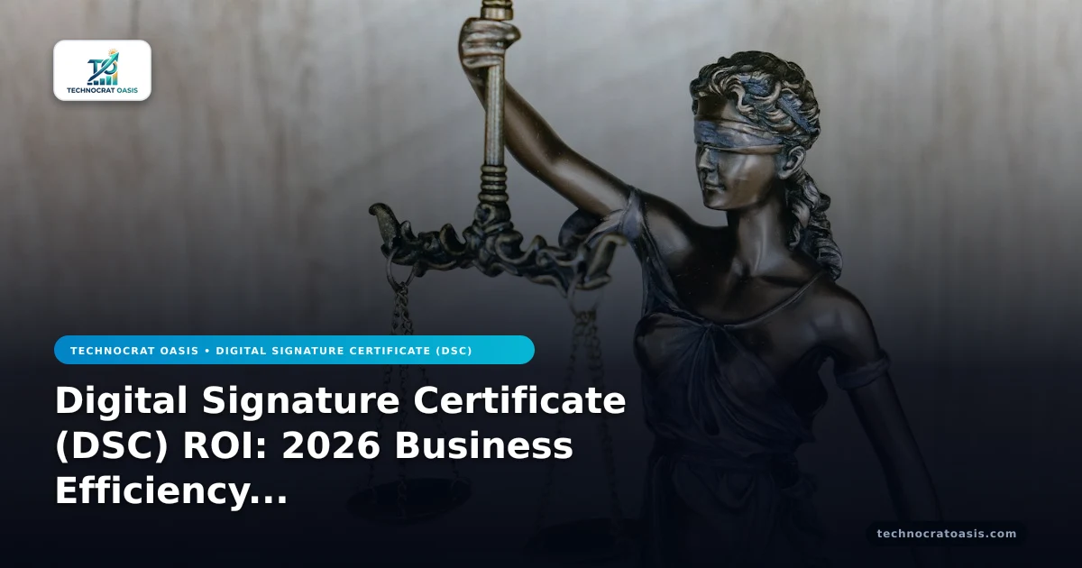 Digital Signature Certificate (DSC) ROI: 2026 Business Efficiency Case Studies