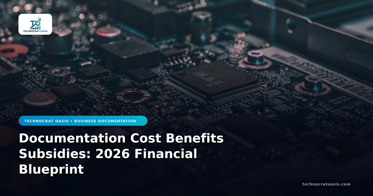 Documentation Cost Benefits Subsidies: 2026 Financial Blueprint