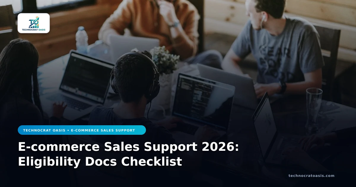 E-commerce Sales Support 2026: Eligibility Docs Checklist