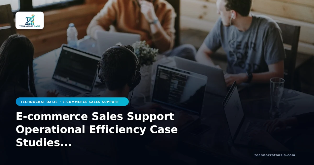 E-commerce Sales Support Operational Efficiency Case Studies 2026