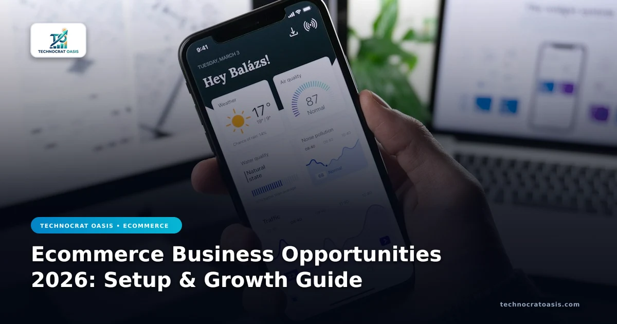 Ecommerce Business Opportunities 2026: Setup & Growth Guide