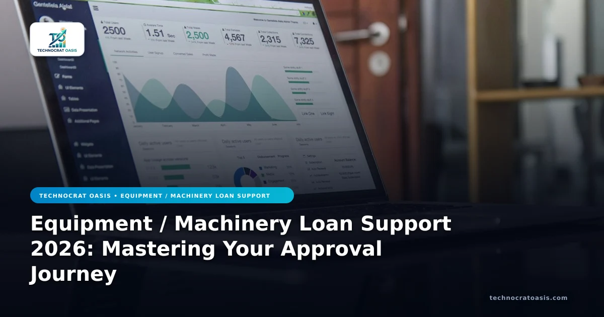 Equipment / Machinery Loan Support 2026: Mastering Your Approval Journey
