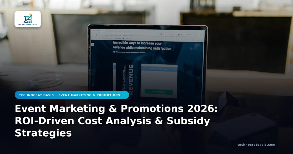 Event Marketing & Promotions 2026: ROI-Driven Cost Analysis & Subsidy Strategies