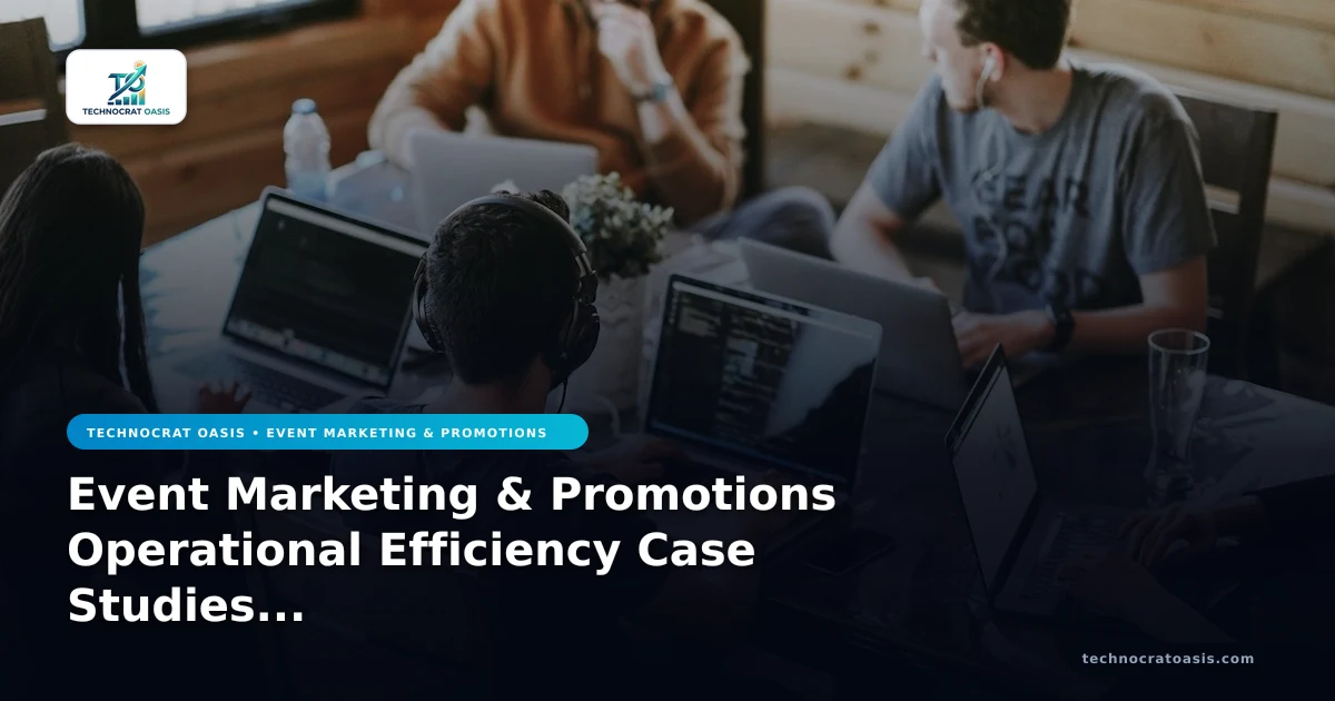 Event Marketing & Promotions Operational Efficiency Case Studies 2026