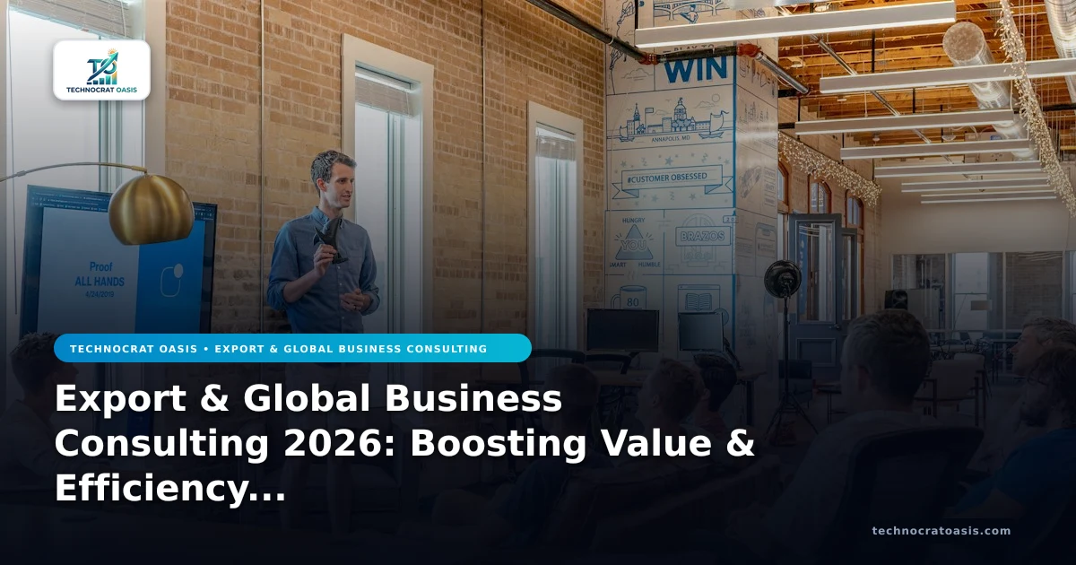 Export & Global Business Consulting 2026: Boosting Value & Efficiency Through Real-World Case Studies