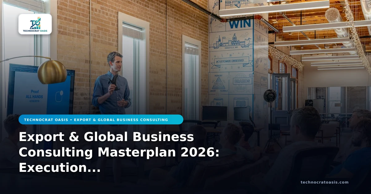 Export & Global Business Consulting Masterplan 2026: Execution Blueprint