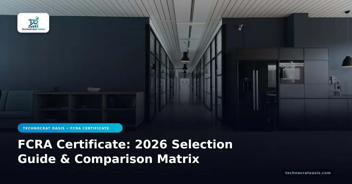 FCRA Certificate: 2026 Selection Guide & Comparison Matrix