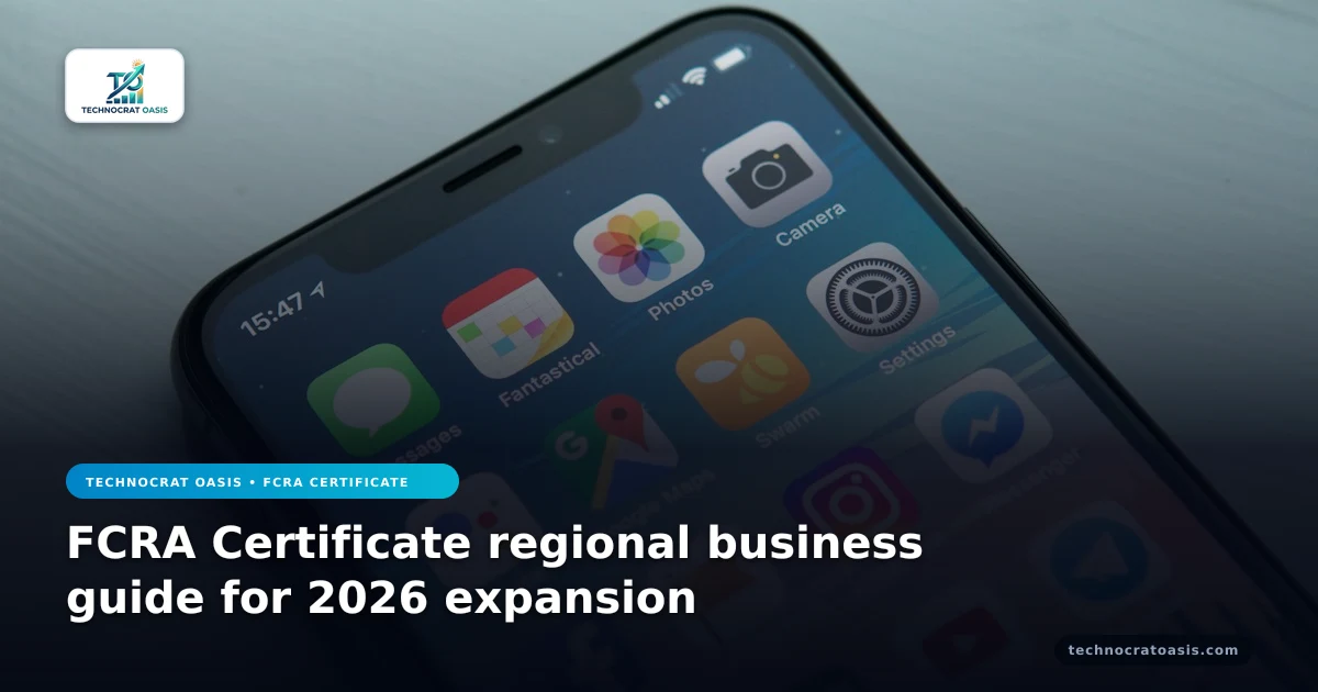 FCRA Certificate regional business guide for 2026 expansion