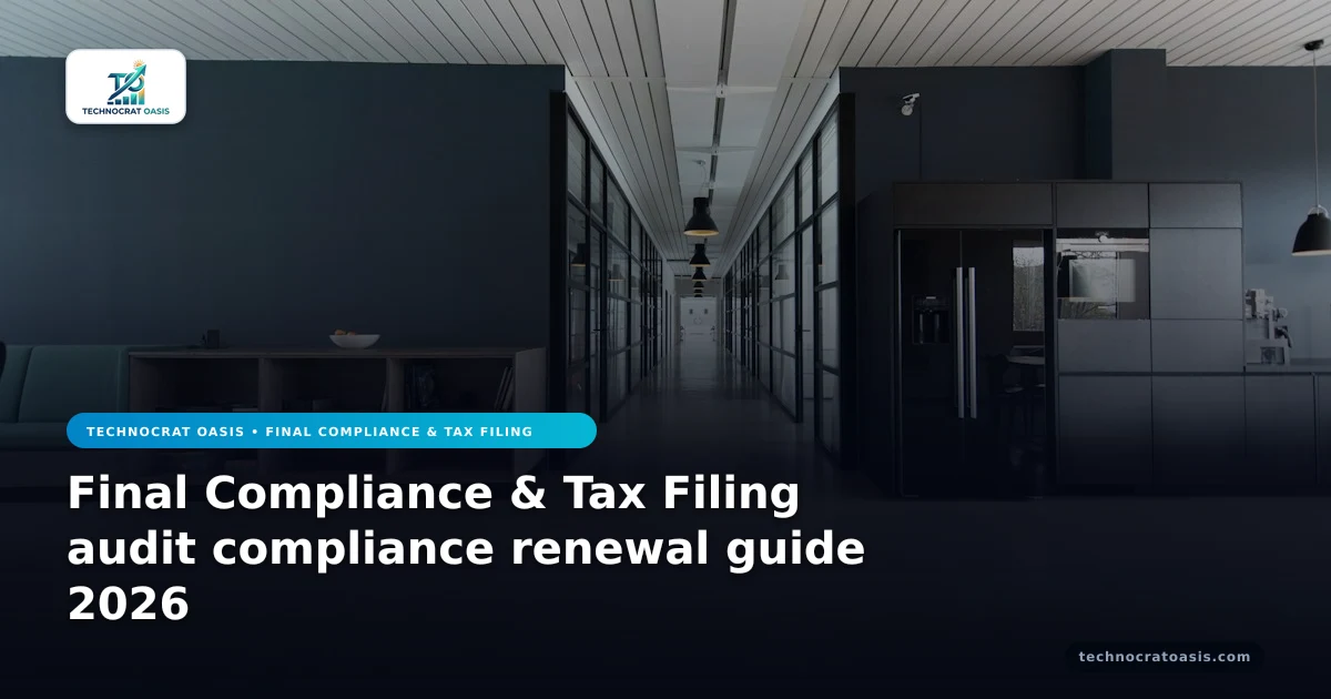 Final Compliance & Tax Filing audit compliance renewal guide 2026