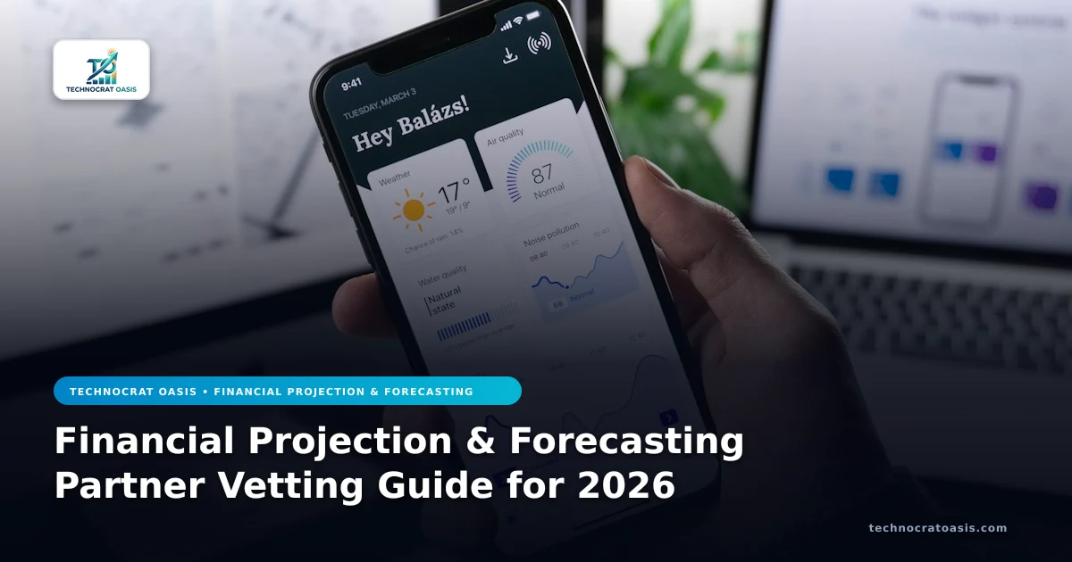 Financial Projection & Forecasting Partner Vetting Guide for 2026