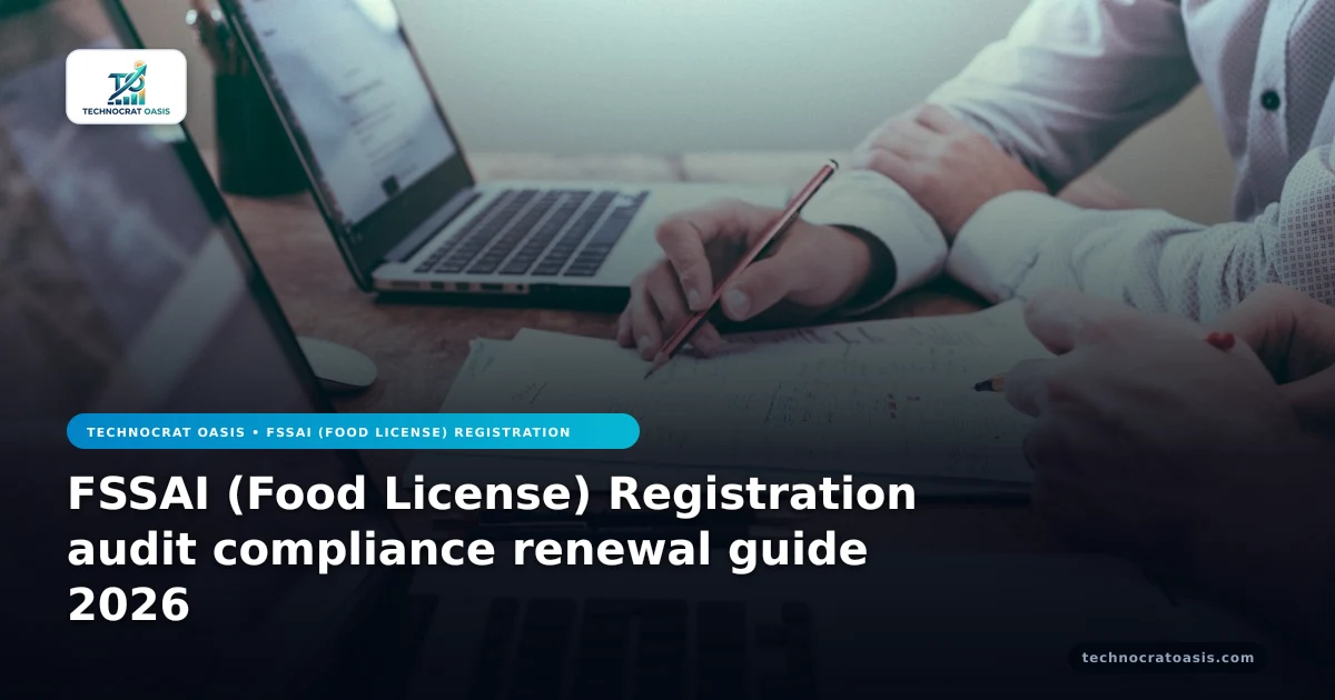 FSSAI (Food License) Registration audit compliance renewal guide 2026