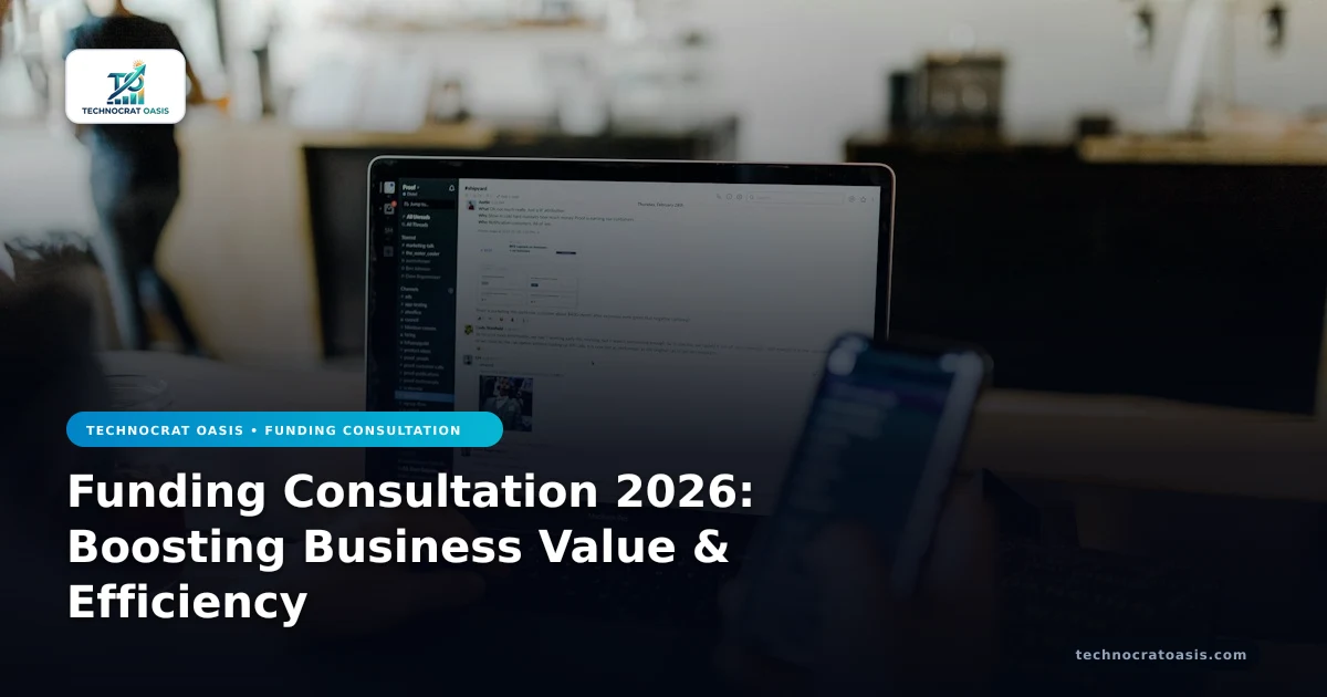 Funding Consultation 2026: Boosting Business Value & Efficiency