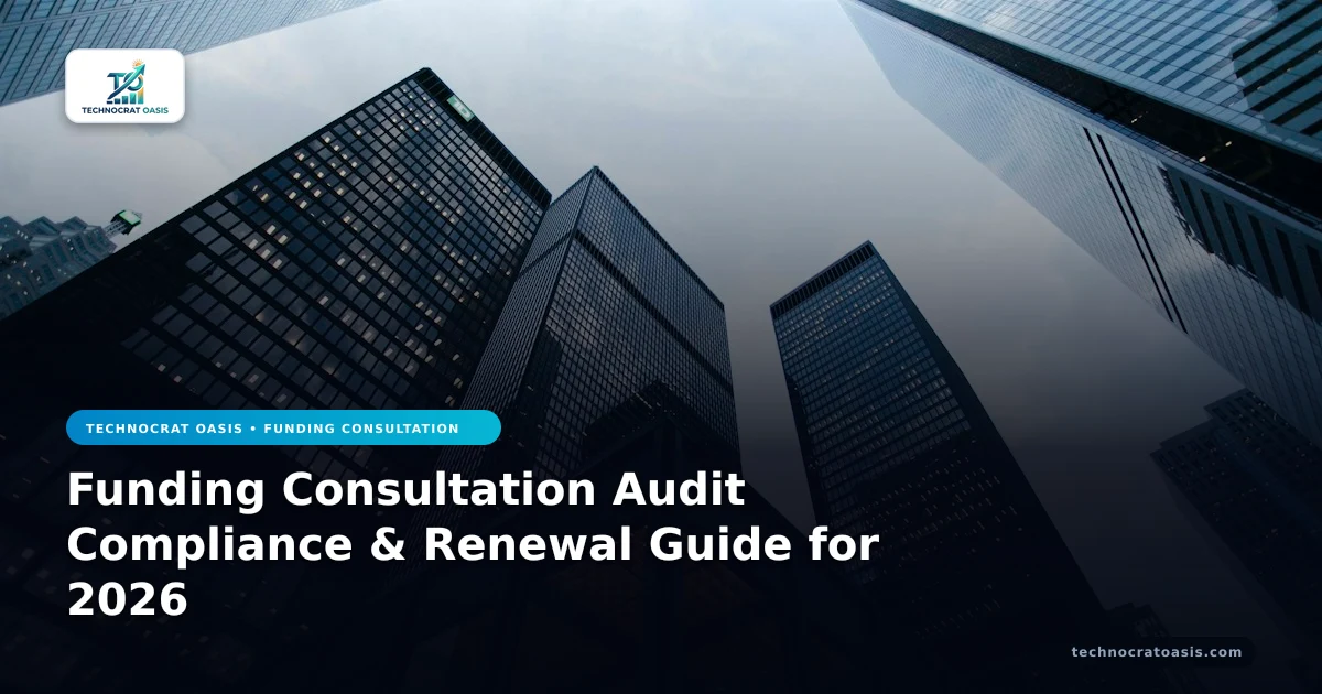 Funding Consultation Audit Compliance & Renewal Guide for 2026