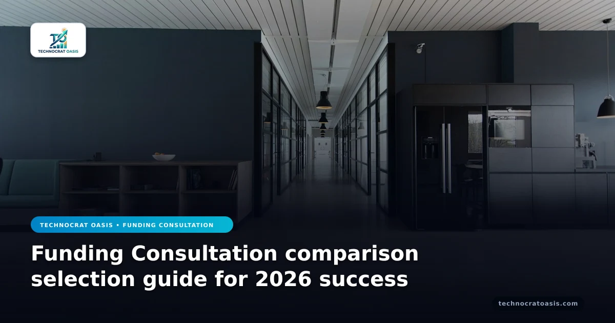 Funding Consultation comparison selection guide for 2026 success
