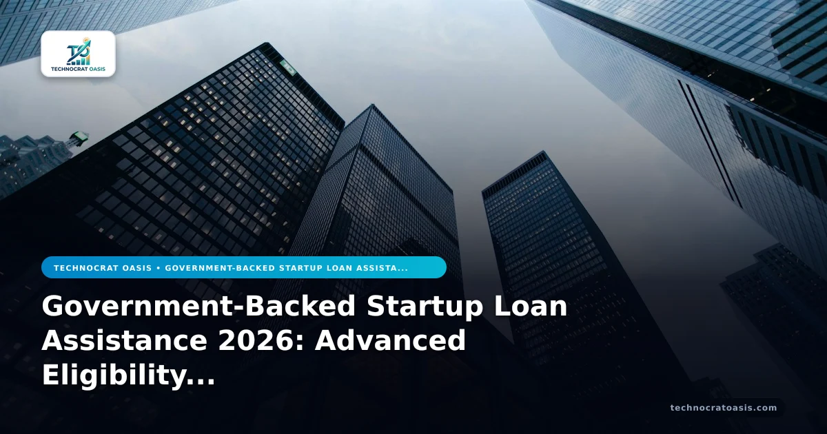 Government-Backed Startup Loan Assistance 2026: Advanced Eligibility & Compliance Mastery