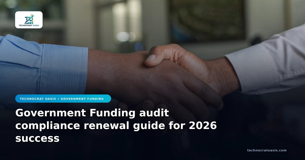 Government Funding audit compliance renewal guide for 2026 success