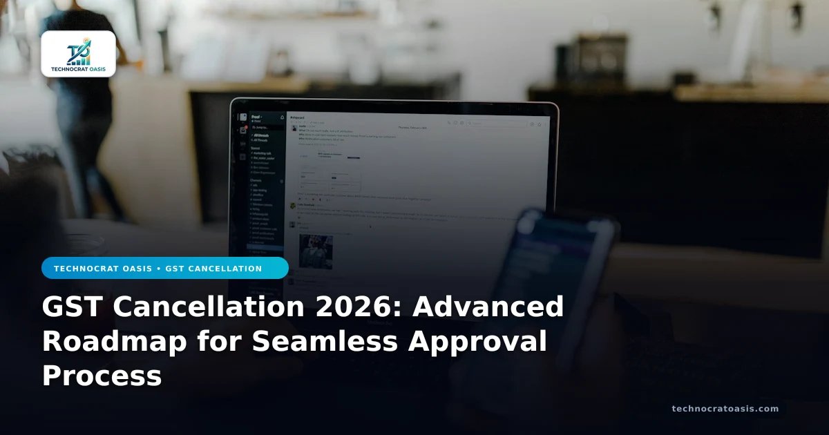 GST Cancellation 2026: Advanced Roadmap for Seamless Approval Process