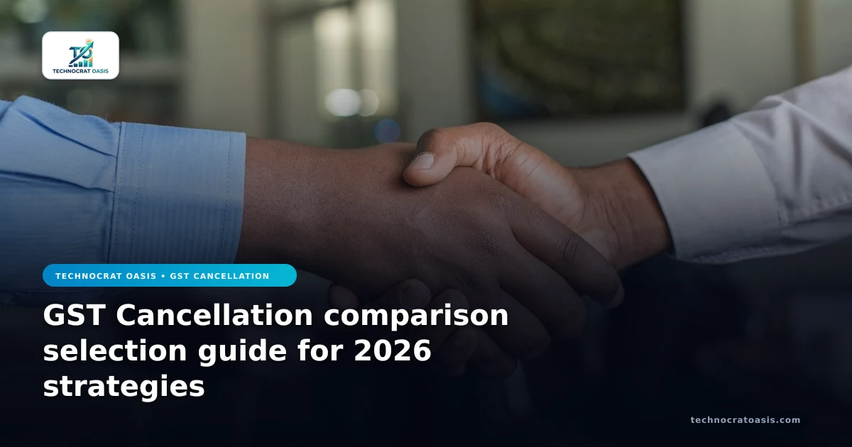 GST Cancellation comparison selection guide for 2026 strategies