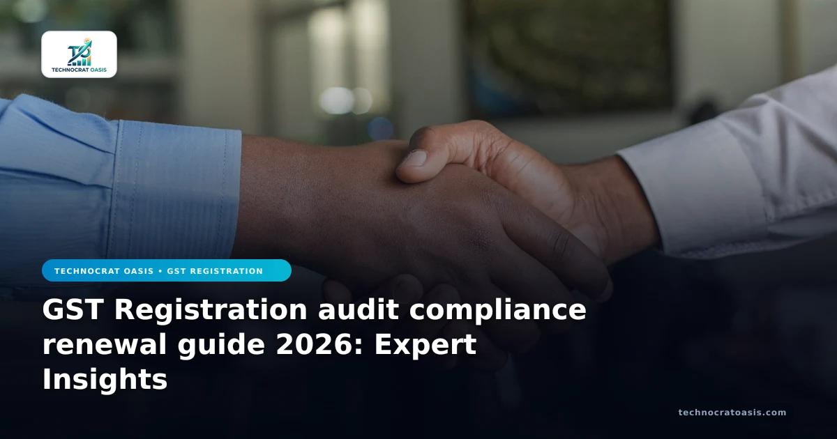 GST Registration audit compliance renewal guide 2026: Expert Insights