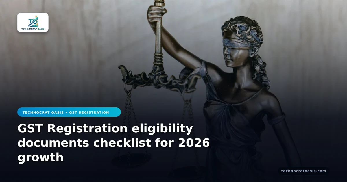 GST Registration eligibility documents checklist for 2026 growth