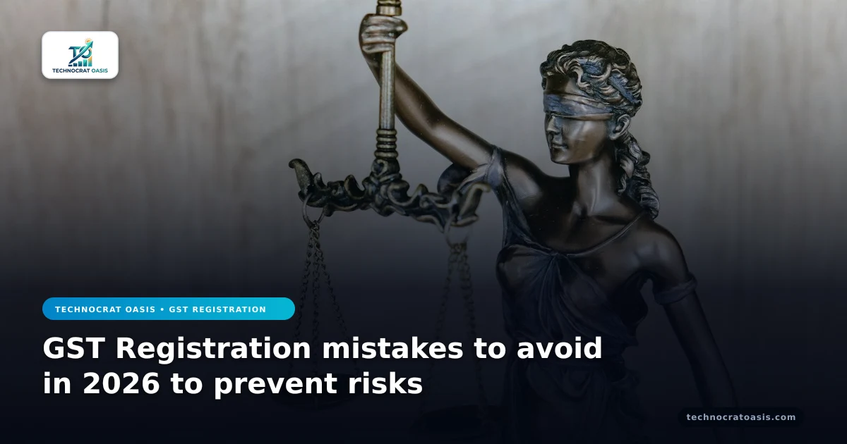 GST Registration mistakes to avoid in 2026 to prevent risks