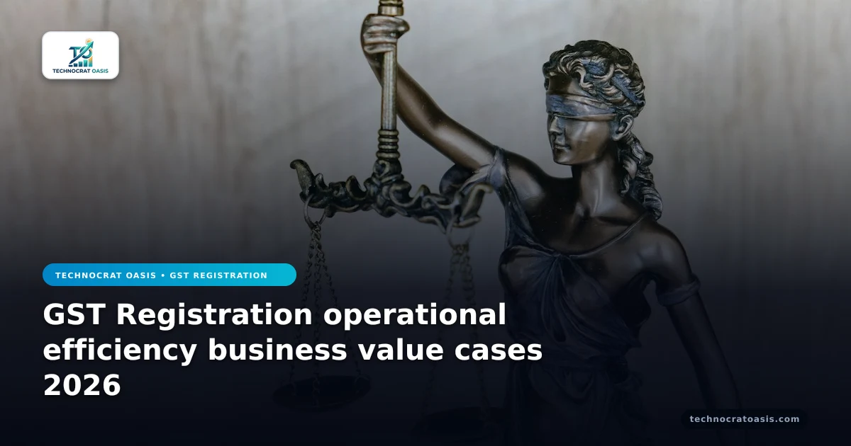GST Registration operational efficiency business value cases 2026