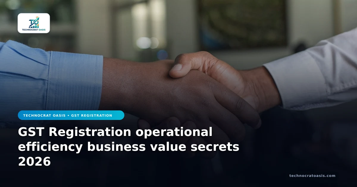GST Registration operational efficiency business value secrets 2026