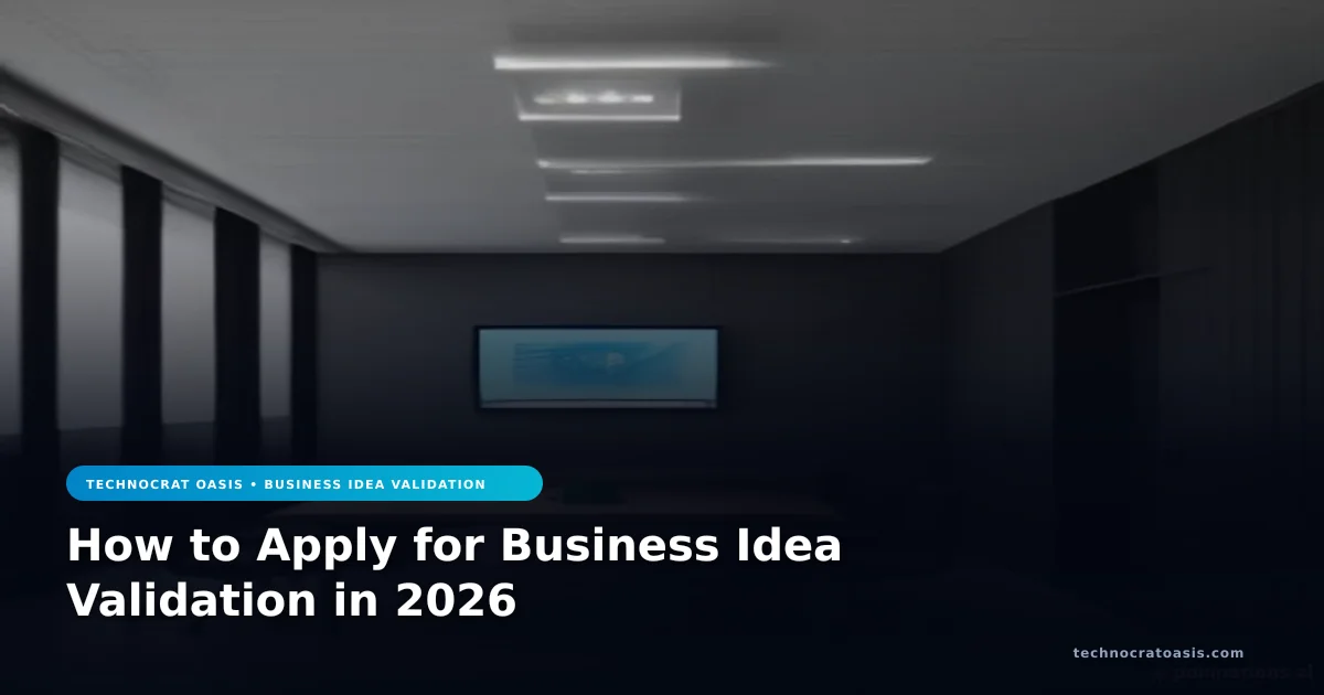 How to Apply for Business Idea Validation in 2026
