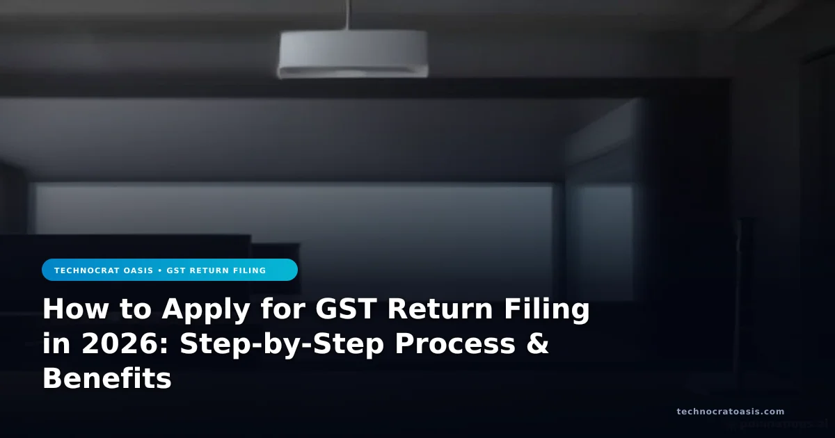How to Apply for GST Return Filing in 2026: Step-by-Step Process & Benefits