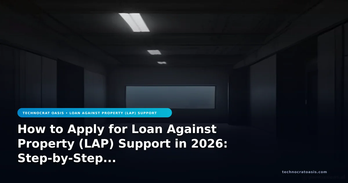 How to Apply for Loan Against Property (LAP) Support in 2026: Step-by-Step Process & Benefits