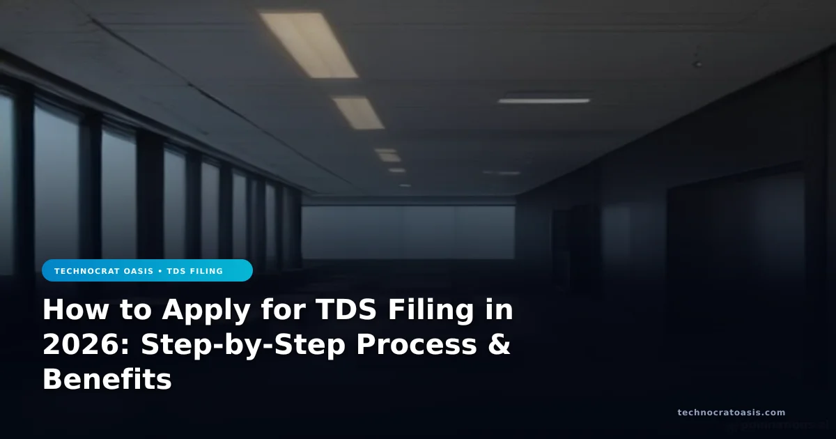 How to Apply for TDS Filing in 2026: Step-by-Step Process & Benefits