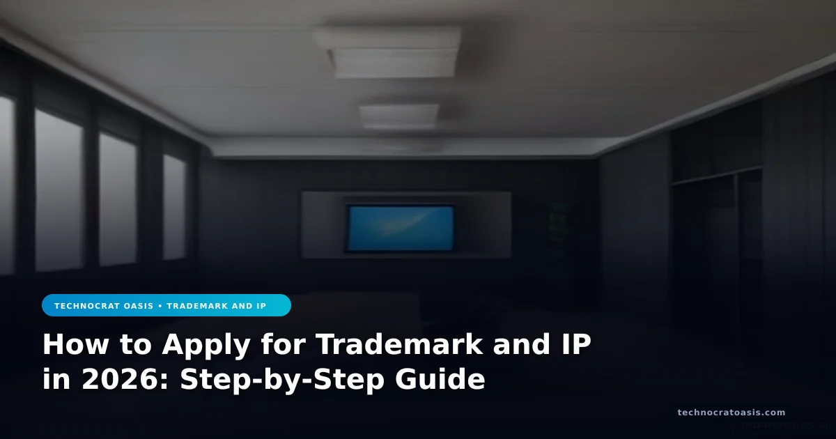 How to Apply for Trademark and IP in 2026: Step-by-Step Guide