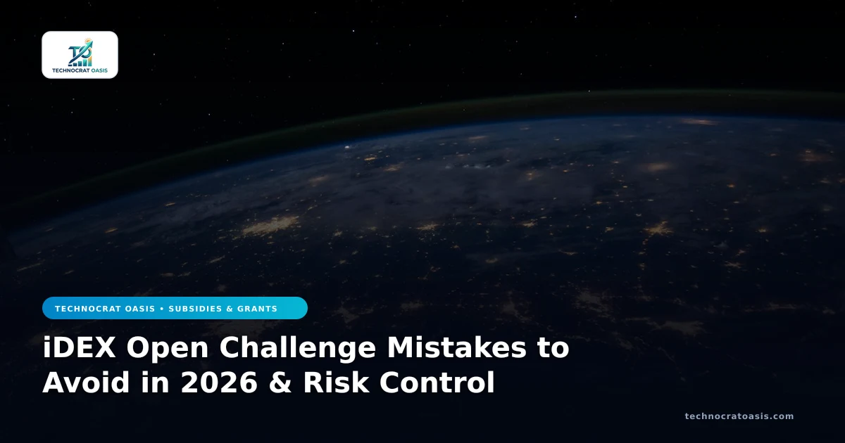iDEX Open Challenge Mistakes to Avoid in 2026 & Risk Control