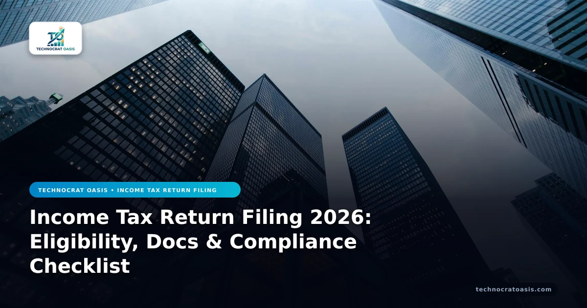 Income Tax Return Filing 2026: Eligibility, Docs & Compliance Checklist