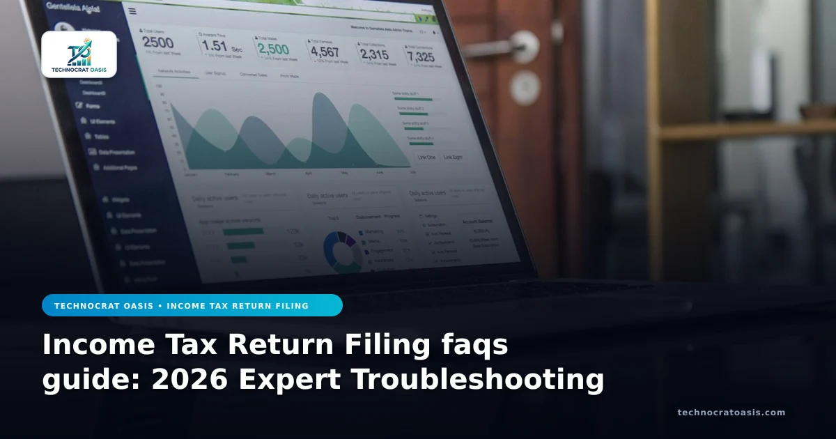Income Tax Return Filing faqs guide: 2026 Expert Troubleshooting