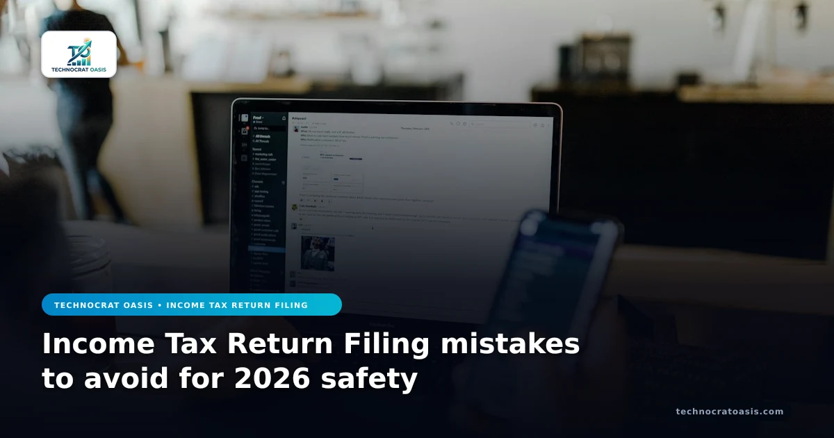 Income Tax Return Filing mistakes to avoid for 2026 safety