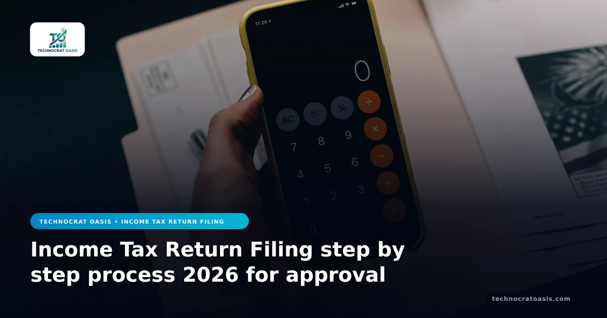Income Tax Return Filing step by step process 2026 for approval