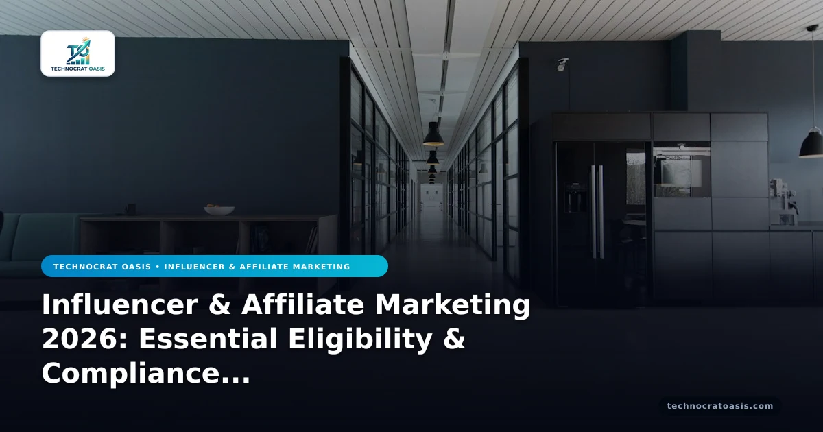 Influencer & Affiliate Marketing 2026: Essential Eligibility & Compliance Checklist