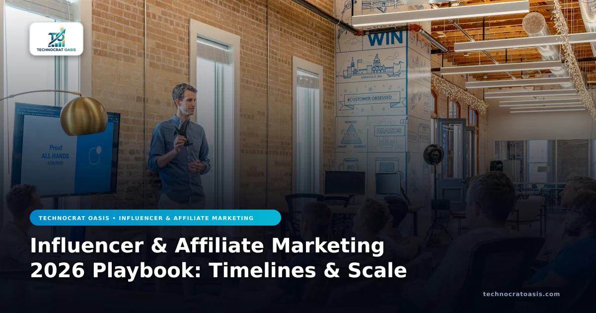 Influencer & Affiliate Marketing 2026 Playbook: Timelines & Scale
