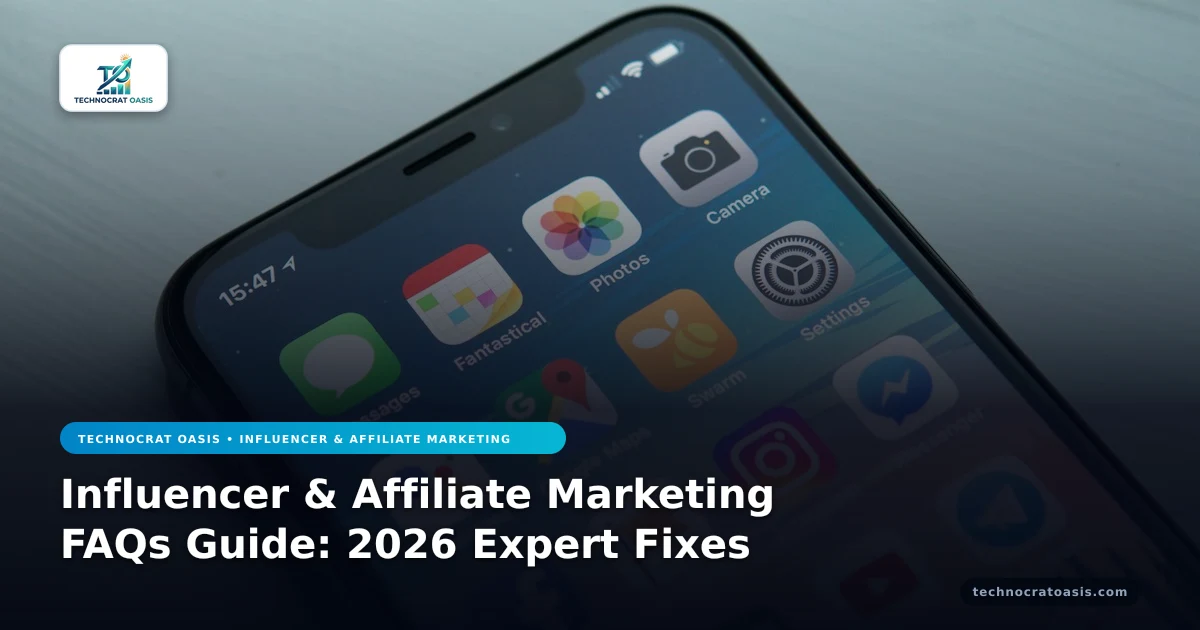 Influencer & Affiliate Marketing FAQs Guide: 2026 Expert Fixes