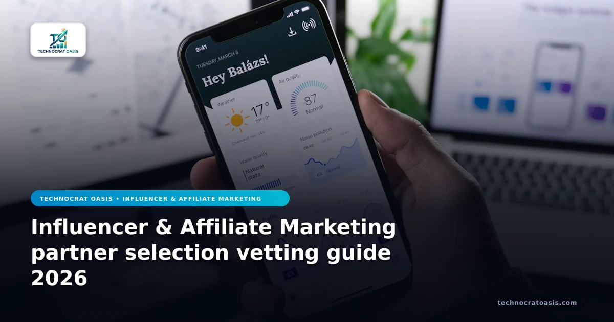 Influencer & Affiliate Marketing partner selection vetting guide 2026