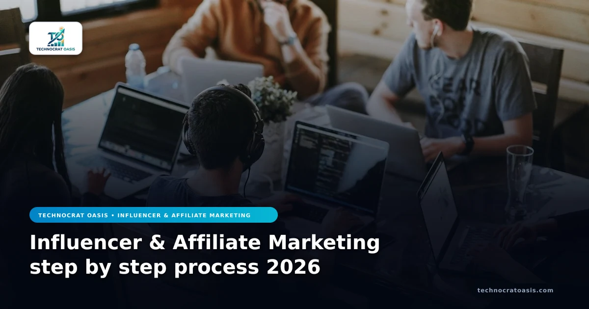 Influencer & Affiliate Marketing step by step process 2026