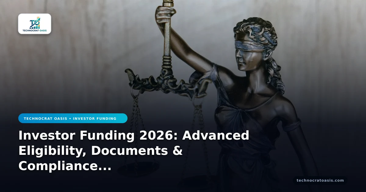 Investor Funding 2026: Advanced Eligibility, Documents & Compliance Mastery