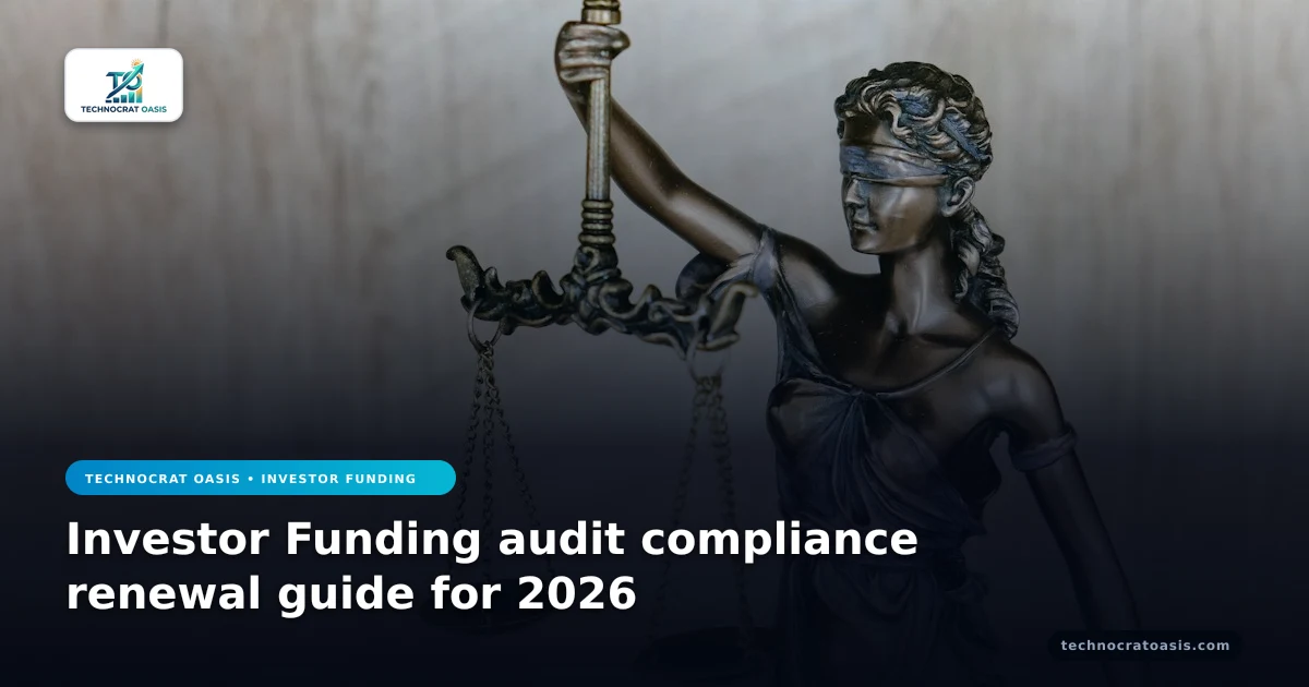 Investor Funding audit compliance renewal guide for 2026