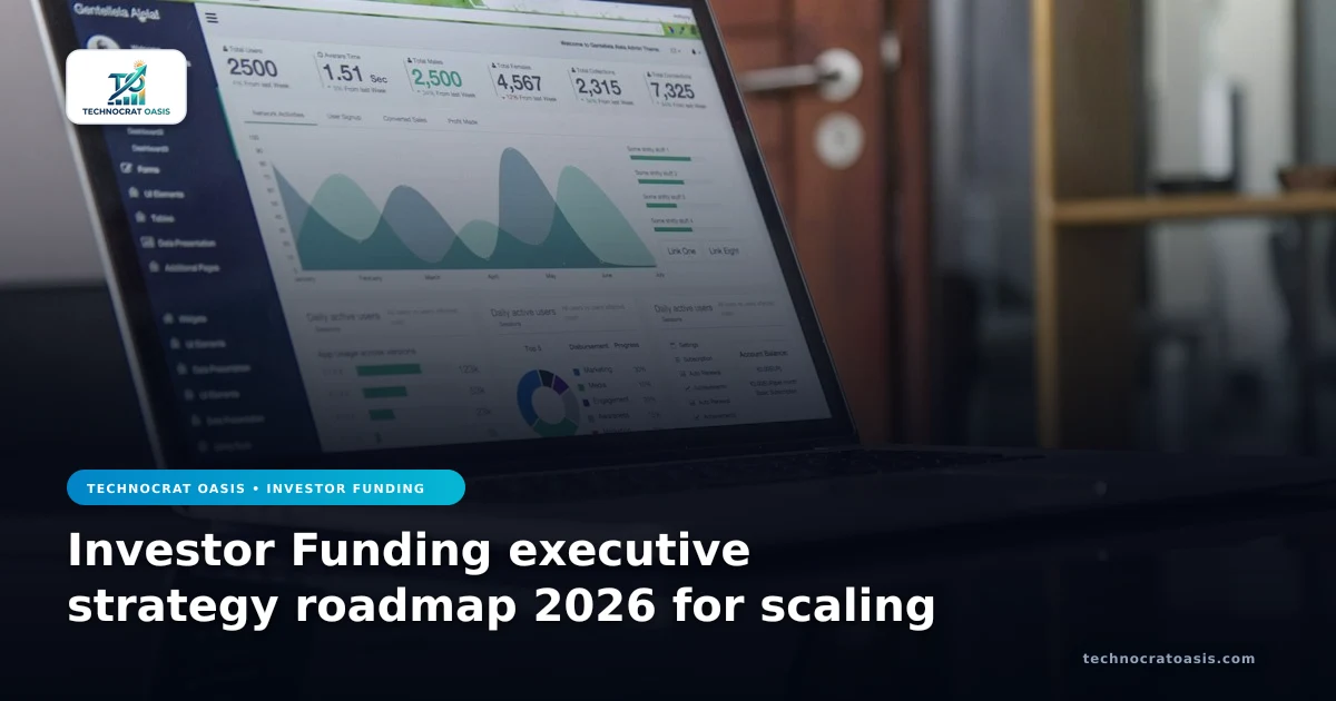Investor Funding executive strategy roadmap 2026 for scaling
