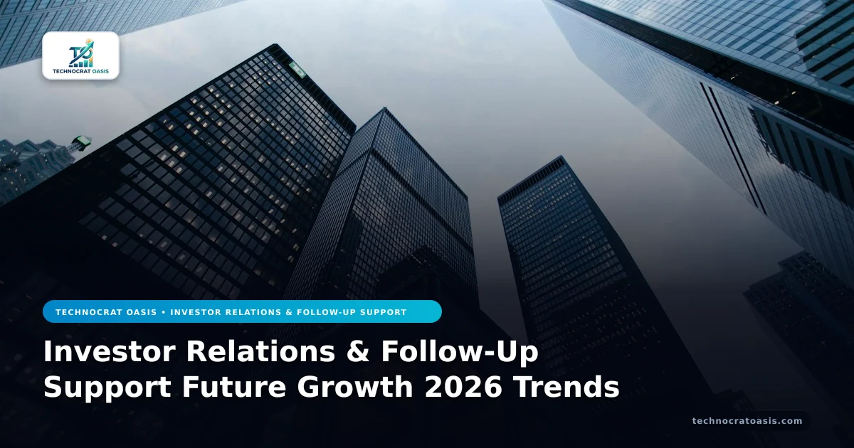 Investor Relations & Follow-Up Support Future Growth 2026 Trends