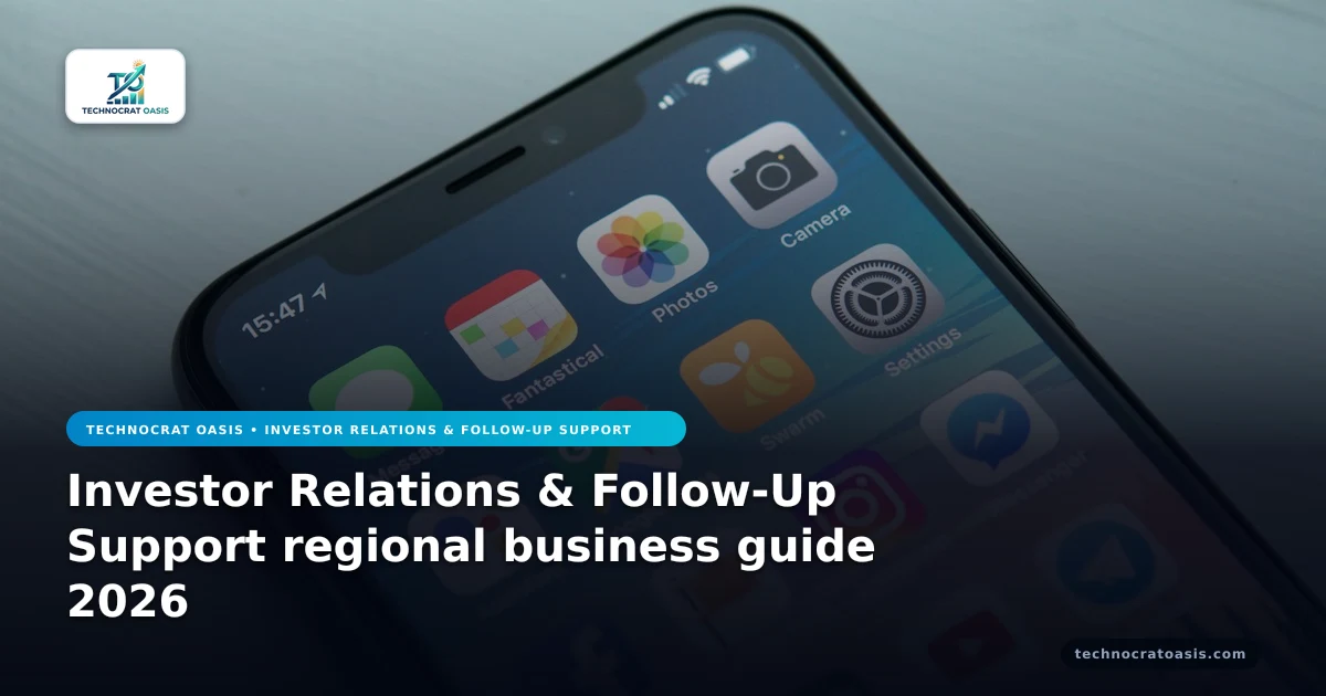 Investor Relations & Follow-Up Support regional business guide 2026